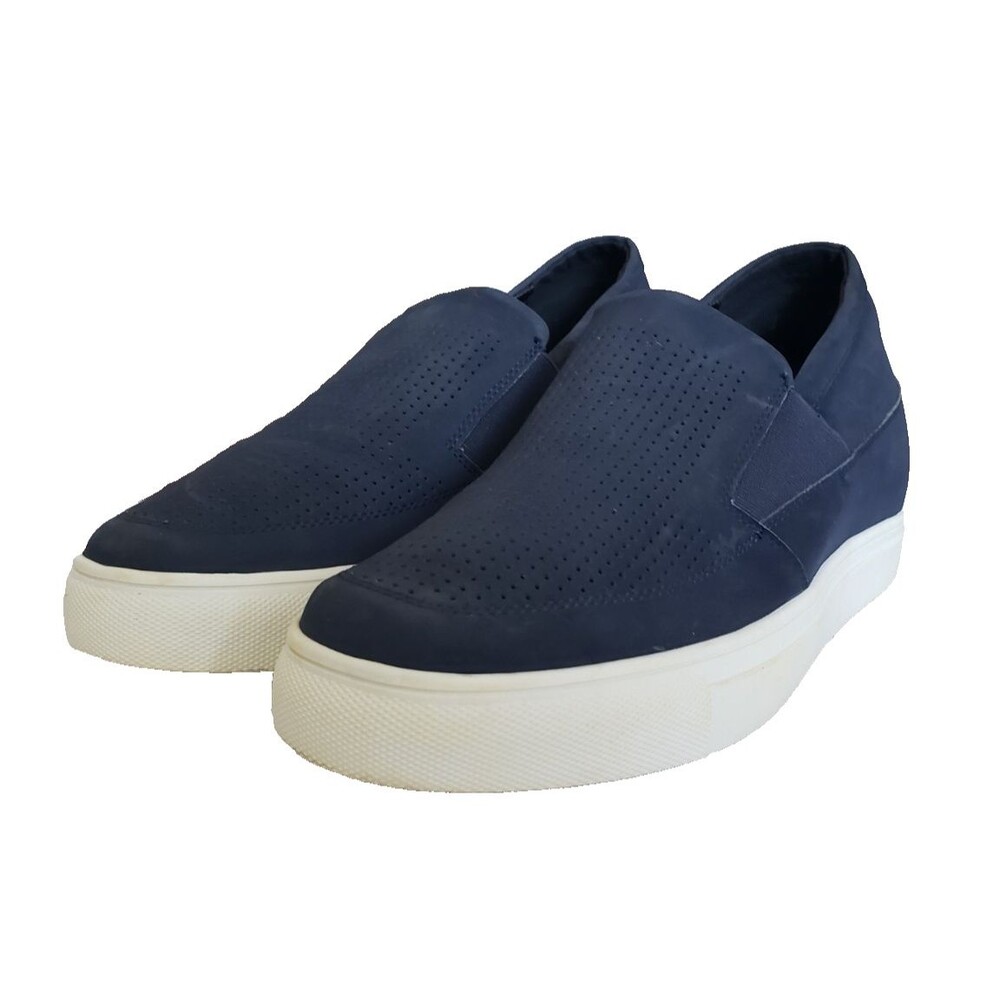 CALTO G63892 3 Inches Elevator Height Increase Blue Perforated SlipOn Men Sz 7.5